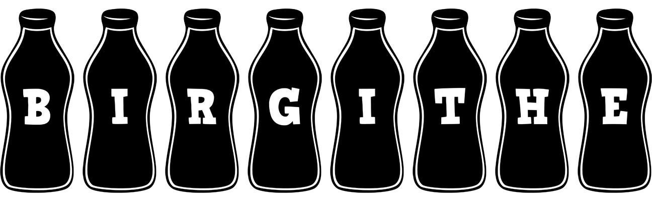 Birgithe bottle logo