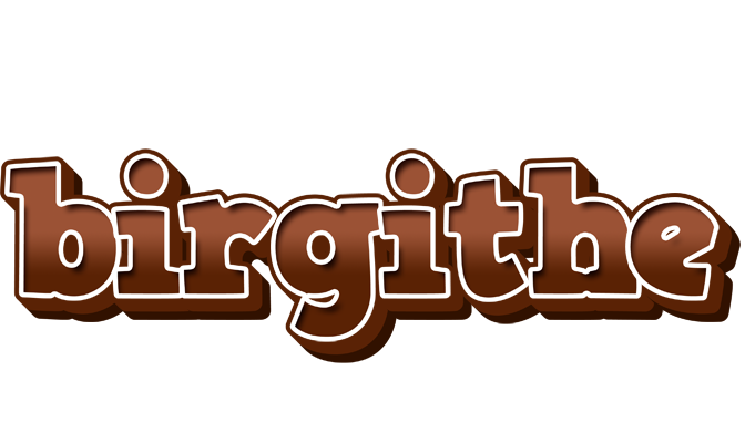 Birgithe brownie logo