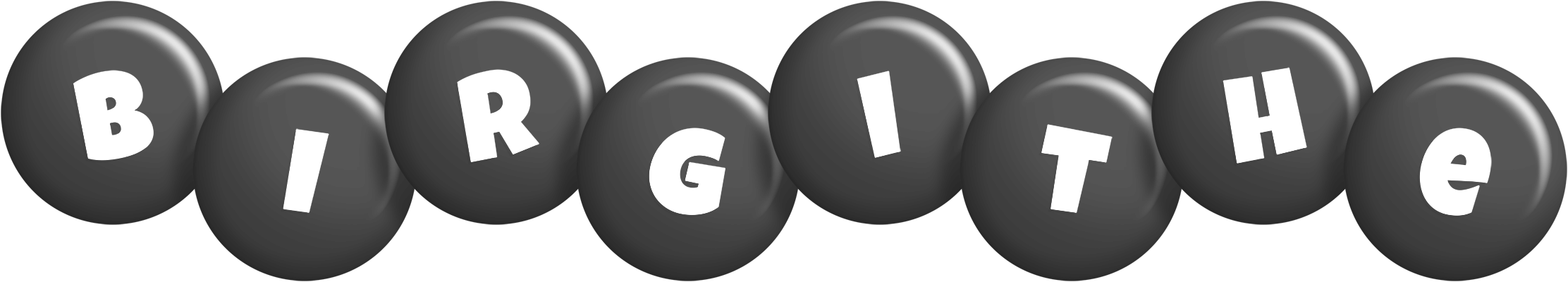 Birgithe candy-black logo
