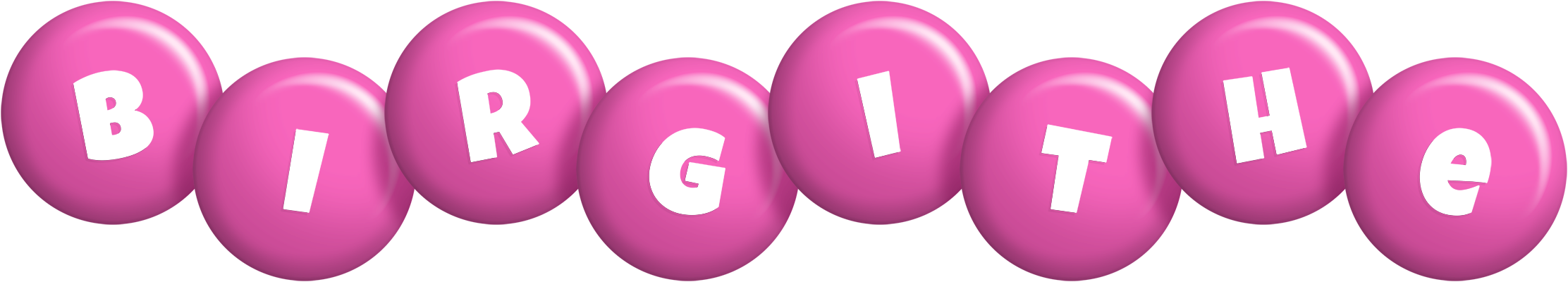 Birgithe candy-pink logo