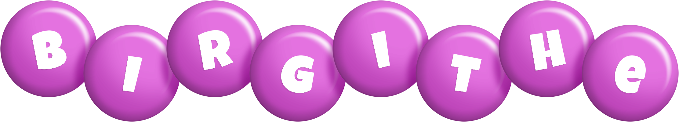 Birgithe candy-purple logo