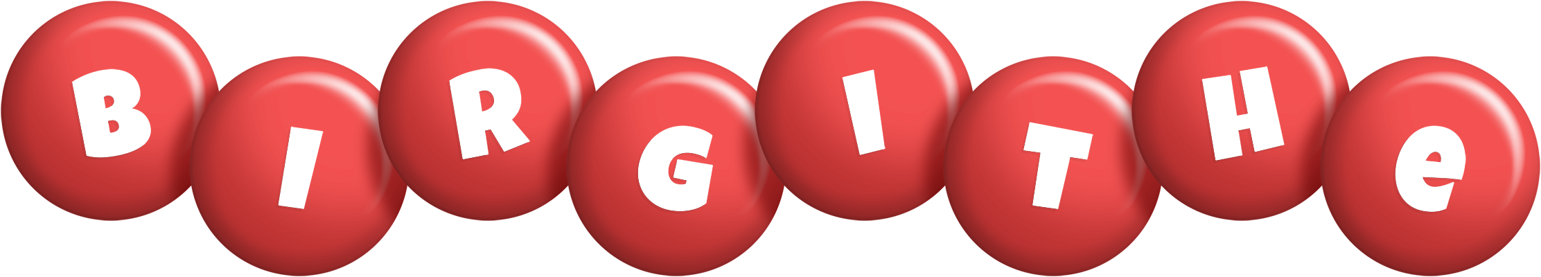 Birgithe candy-red logo