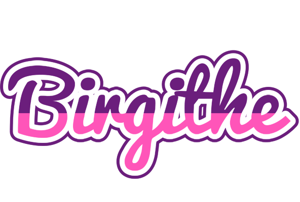 Birgithe cheerful logo