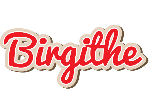 Birgithe chocolate logo