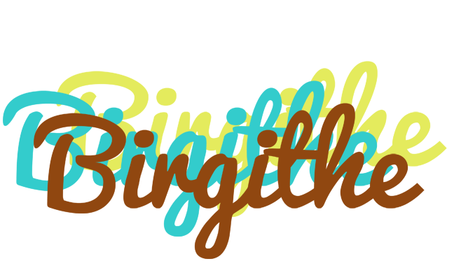 Birgithe cupcake logo