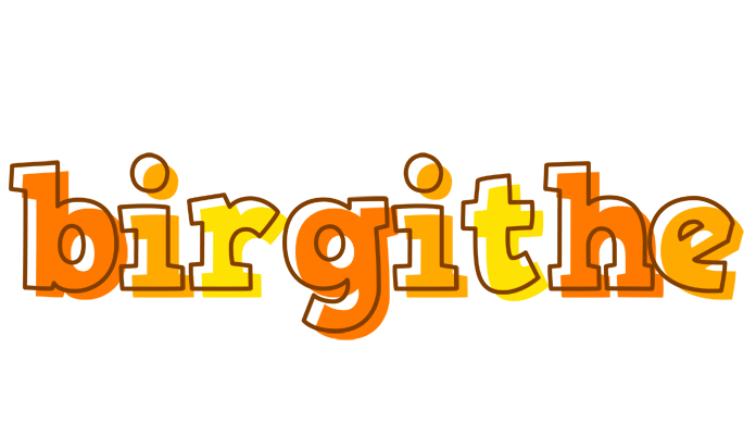 Birgithe desert logo