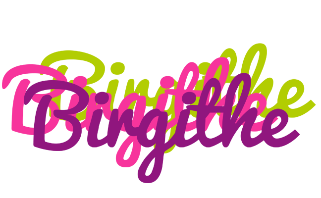 Birgithe flowers logo