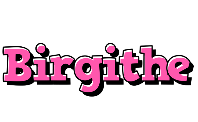 Birgithe girlish logo