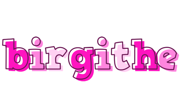 Birgithe hello logo