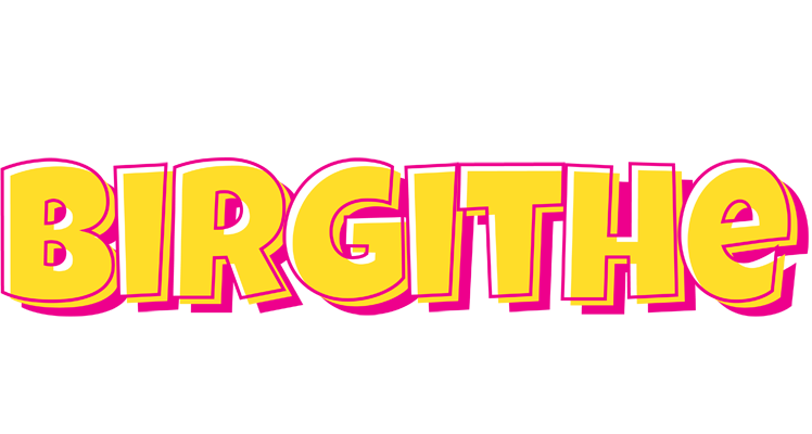Birgithe kaboom logo