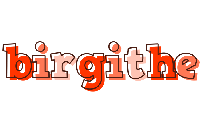 Birgithe paint logo