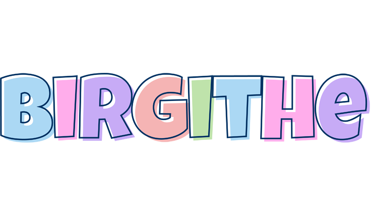 Birgithe pastel logo