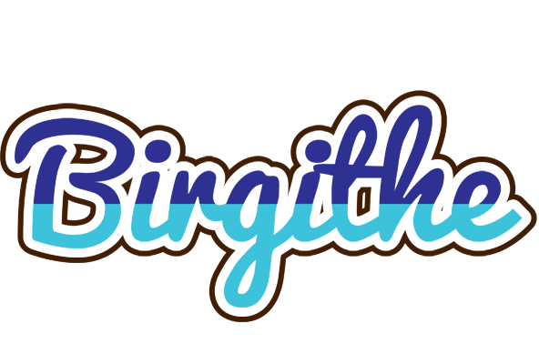 Birgithe raining logo