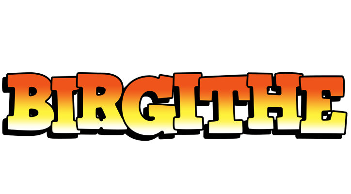 Birgithe sunset logo