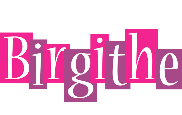 Birgithe whine logo