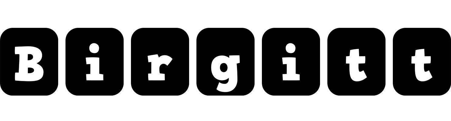 Birgitt box logo