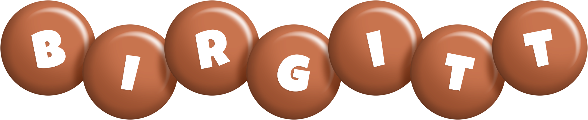 Birgitt candy-brown logo