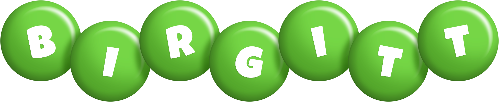 Birgitt candy-green logo