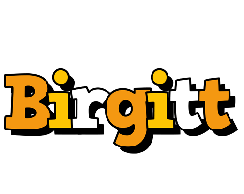 Birgitt cartoon logo