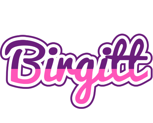 Birgitt cheerful logo