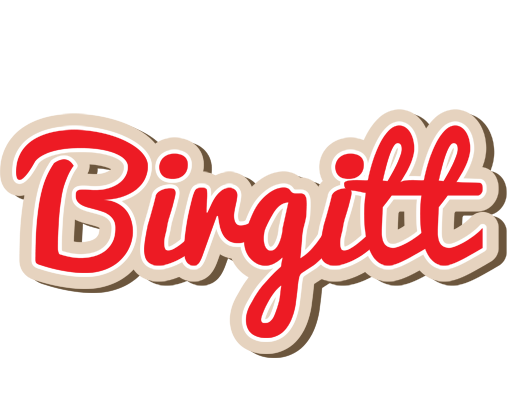 Birgitt chocolate logo