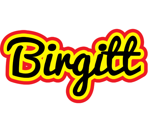 Birgitt flaming logo