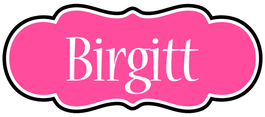 Birgitt invitation logo