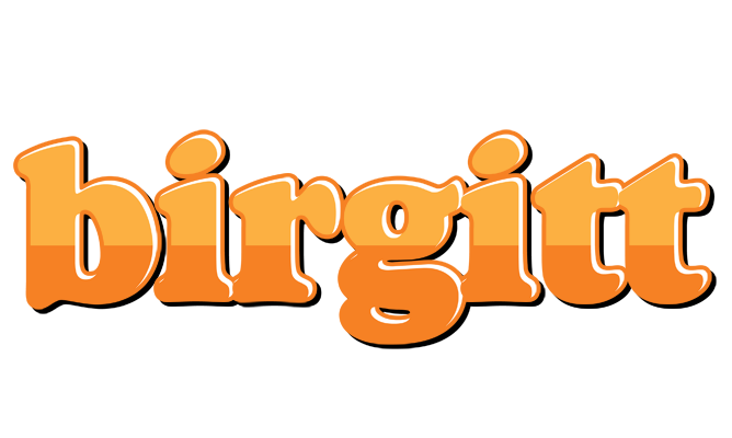 Birgitt orange logo