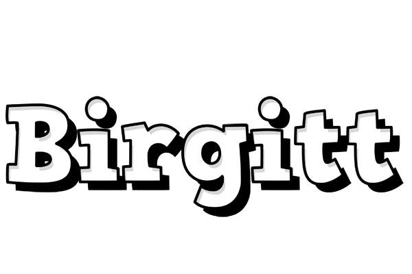 Birgitt snowing logo