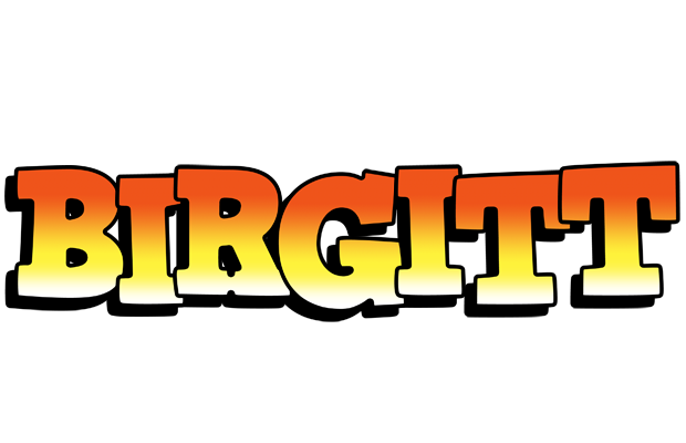 Birgitt sunset logo