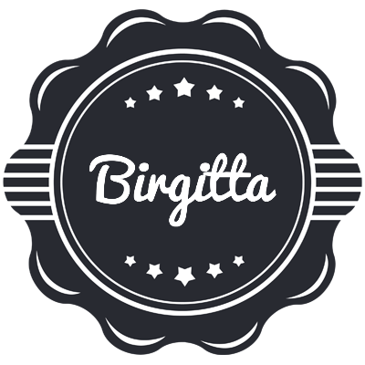 Birgitta badge logo