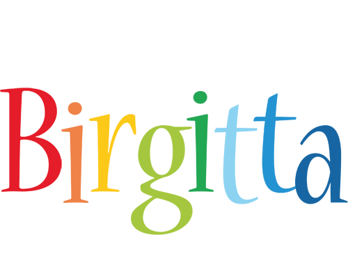 Birgitta birthday logo