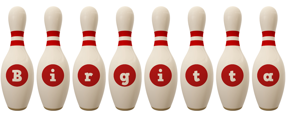 Birgitta bowling-pin logo