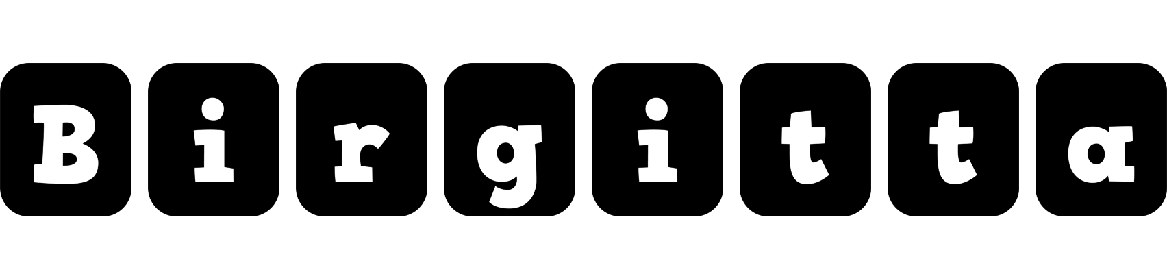 Birgitta box logo