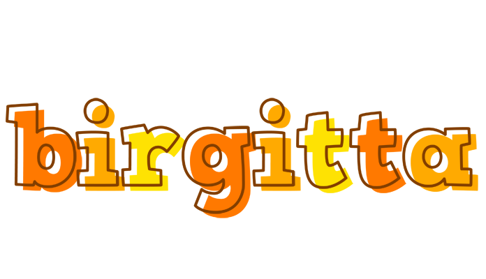 Birgitta desert logo