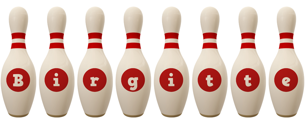 Birgitte bowling-pin logo