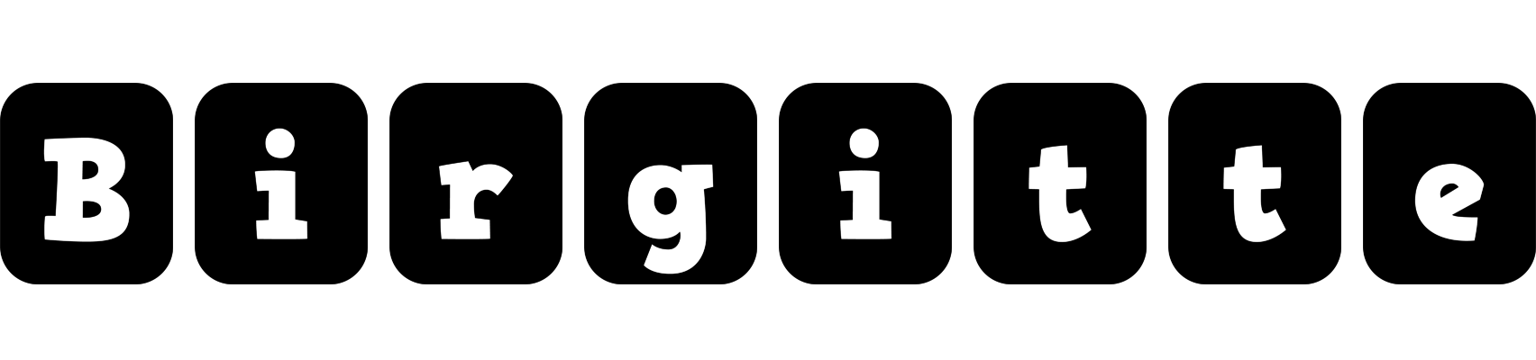 Birgitte box logo