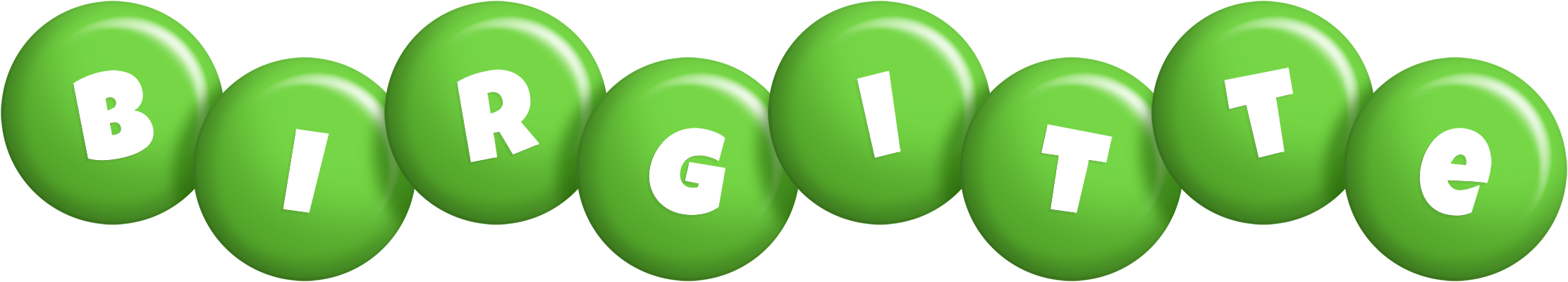 Birgitte candy-green logo
