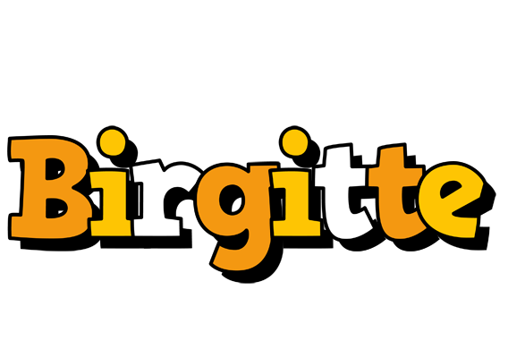 Birgitte cartoon logo