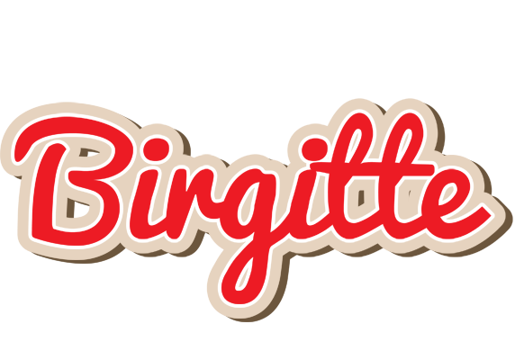 Birgitte chocolate logo
