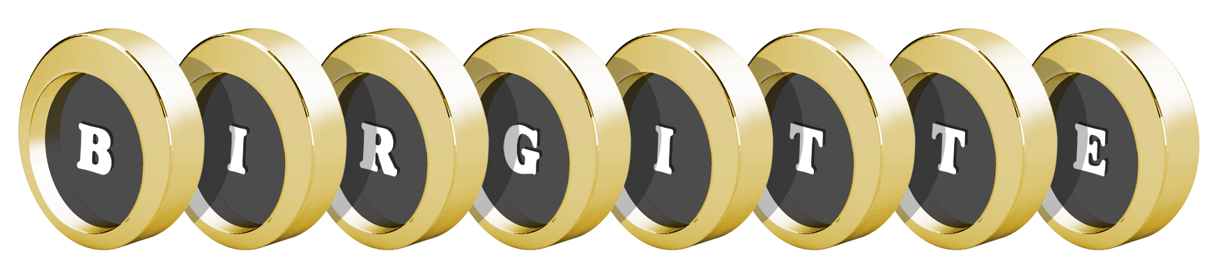 Birgitte gold logo
