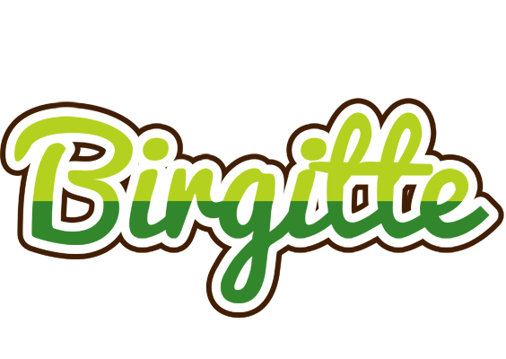 Birgitte golfing logo