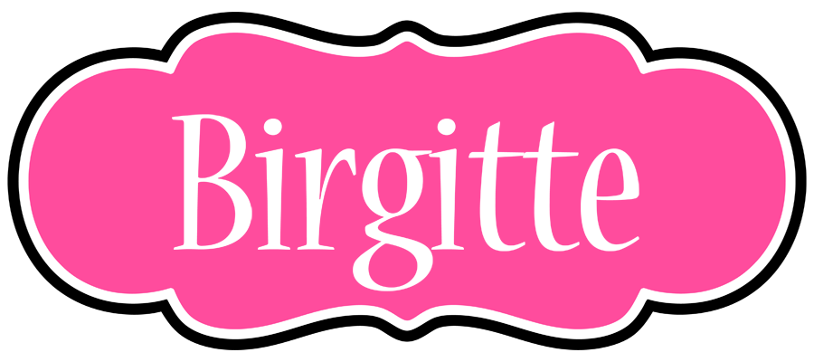 Birgitte invitation logo
