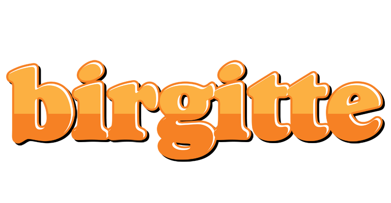 Birgitte orange logo