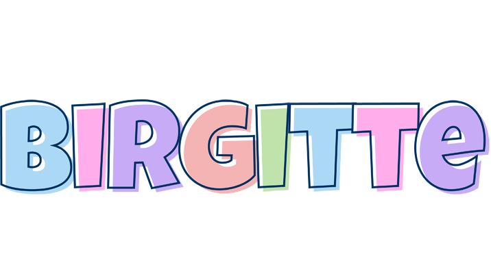 Birgitte pastel logo