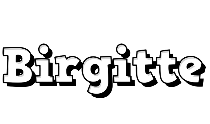Birgitte snowing logo