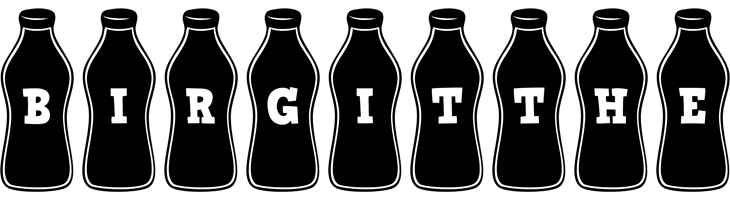 Birgitthe bottle logo