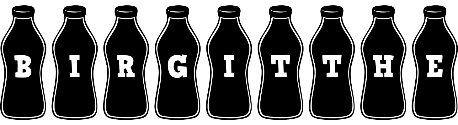 Birgitthe bottle logo