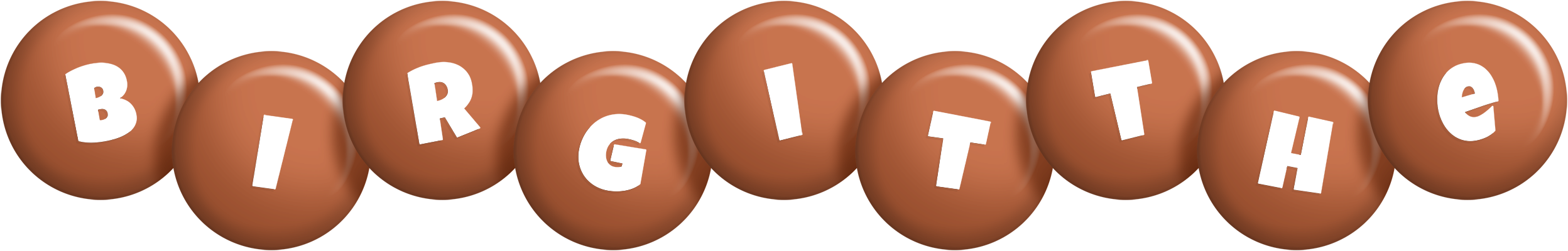 Birgitthe candy-brown logo