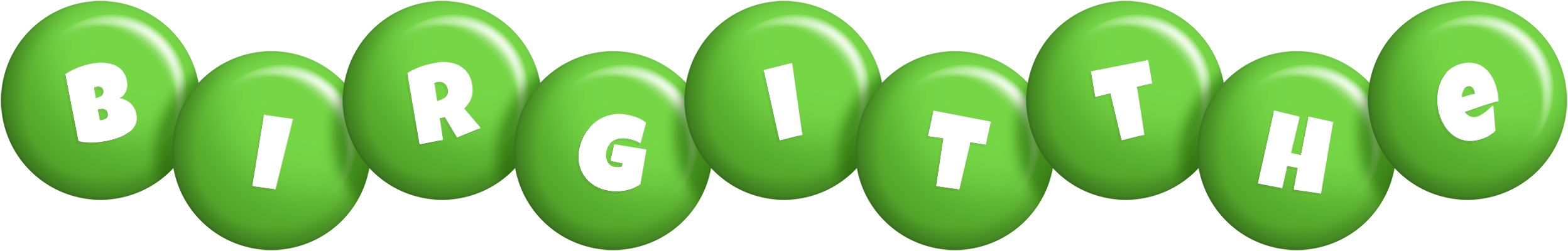 Birgitthe candy-green logo